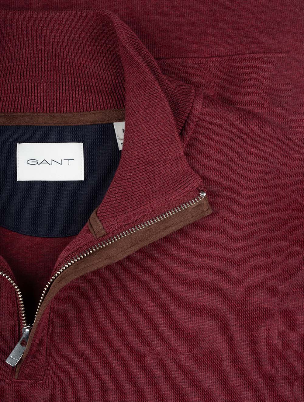 Sacker Half Zip Wine Red