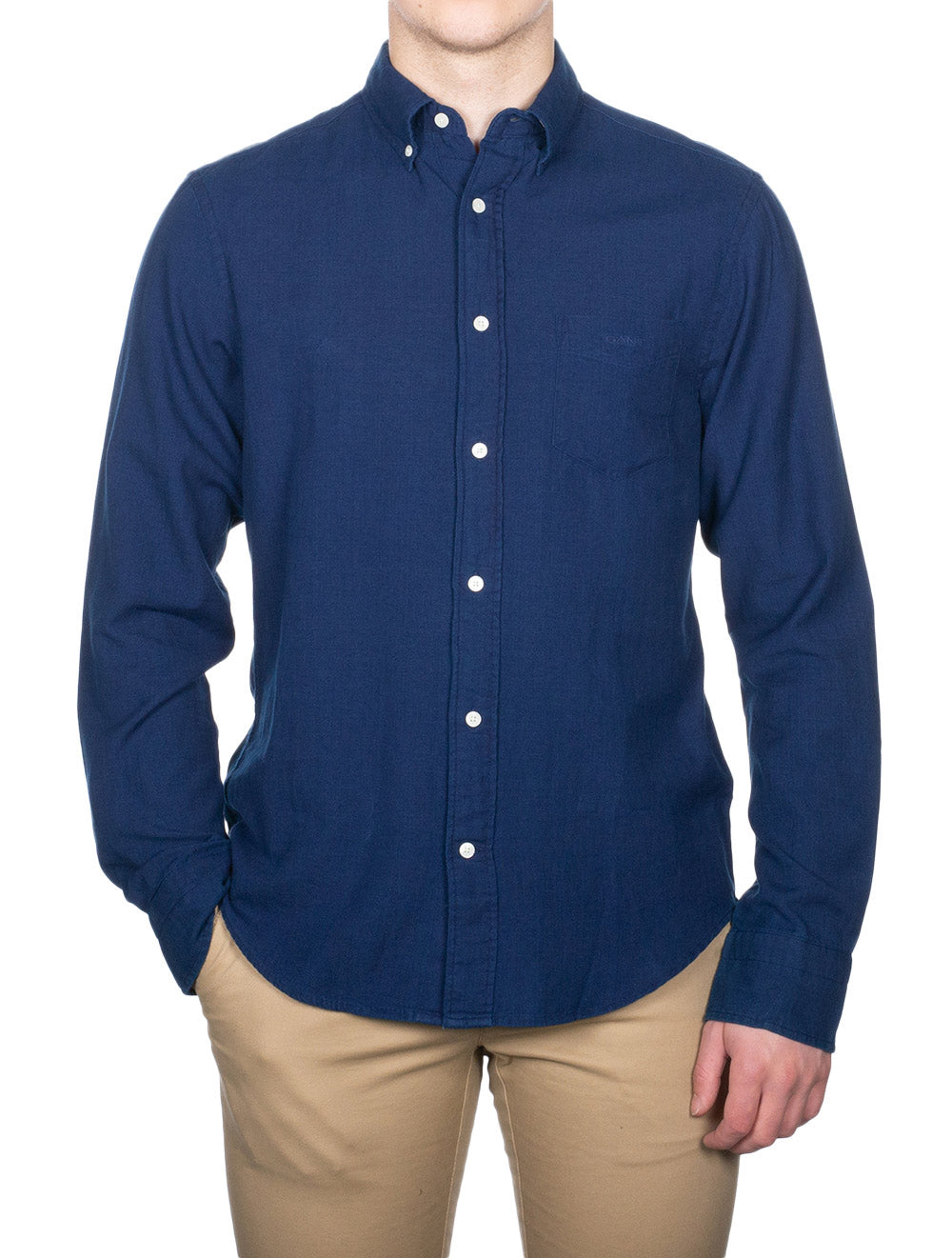 Gant Regular Fit Indigo Oxford Shirt Indigo AI1