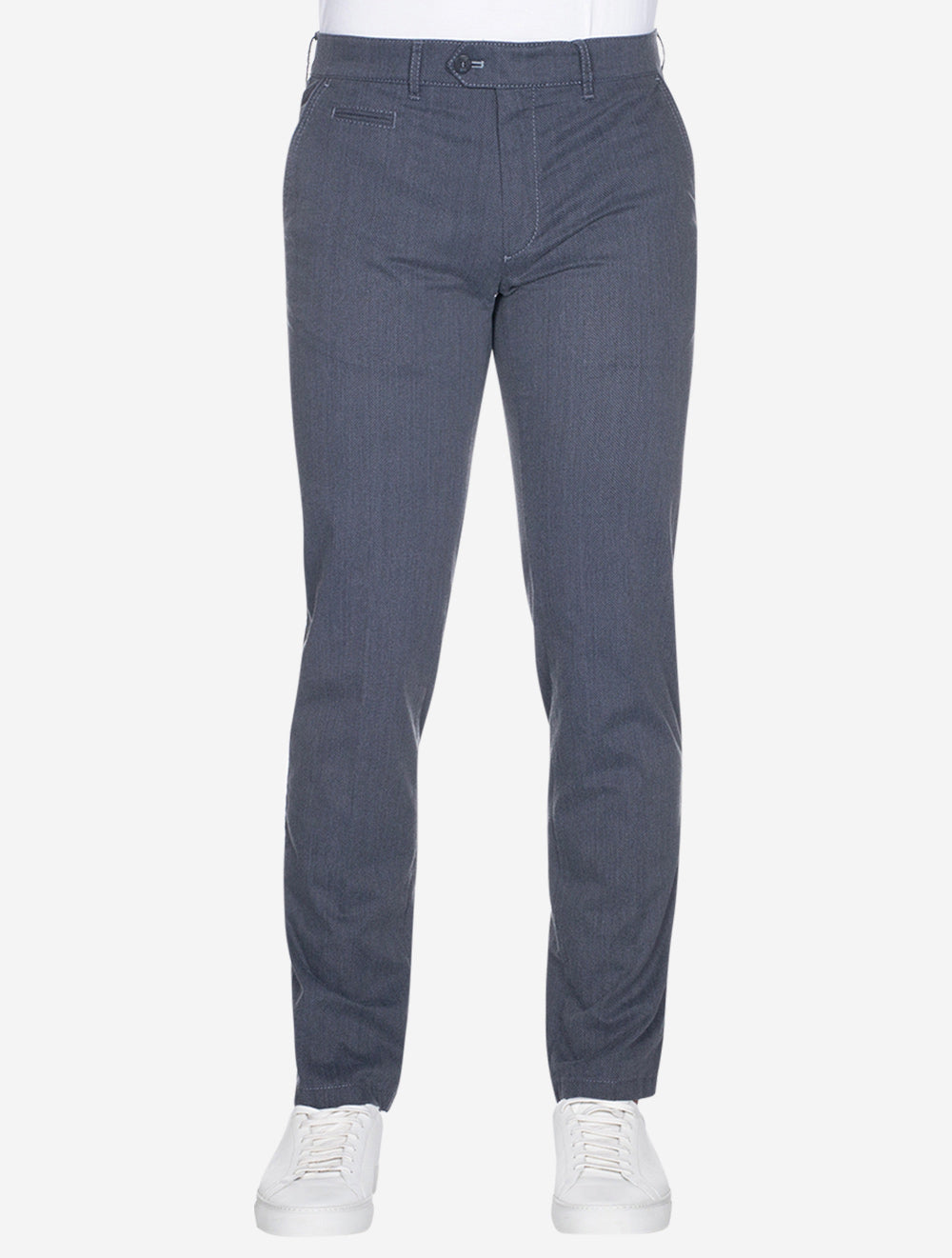 Brax Blue Everest Textured Chino AI1