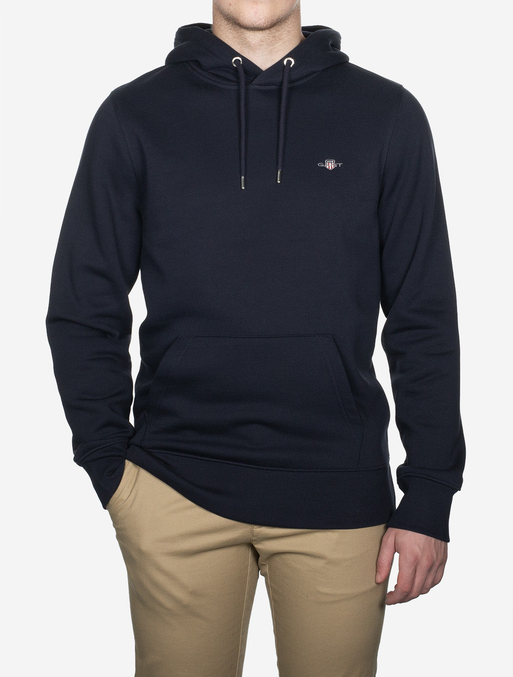 Regular Fit Shield Hoodie Evening Blue