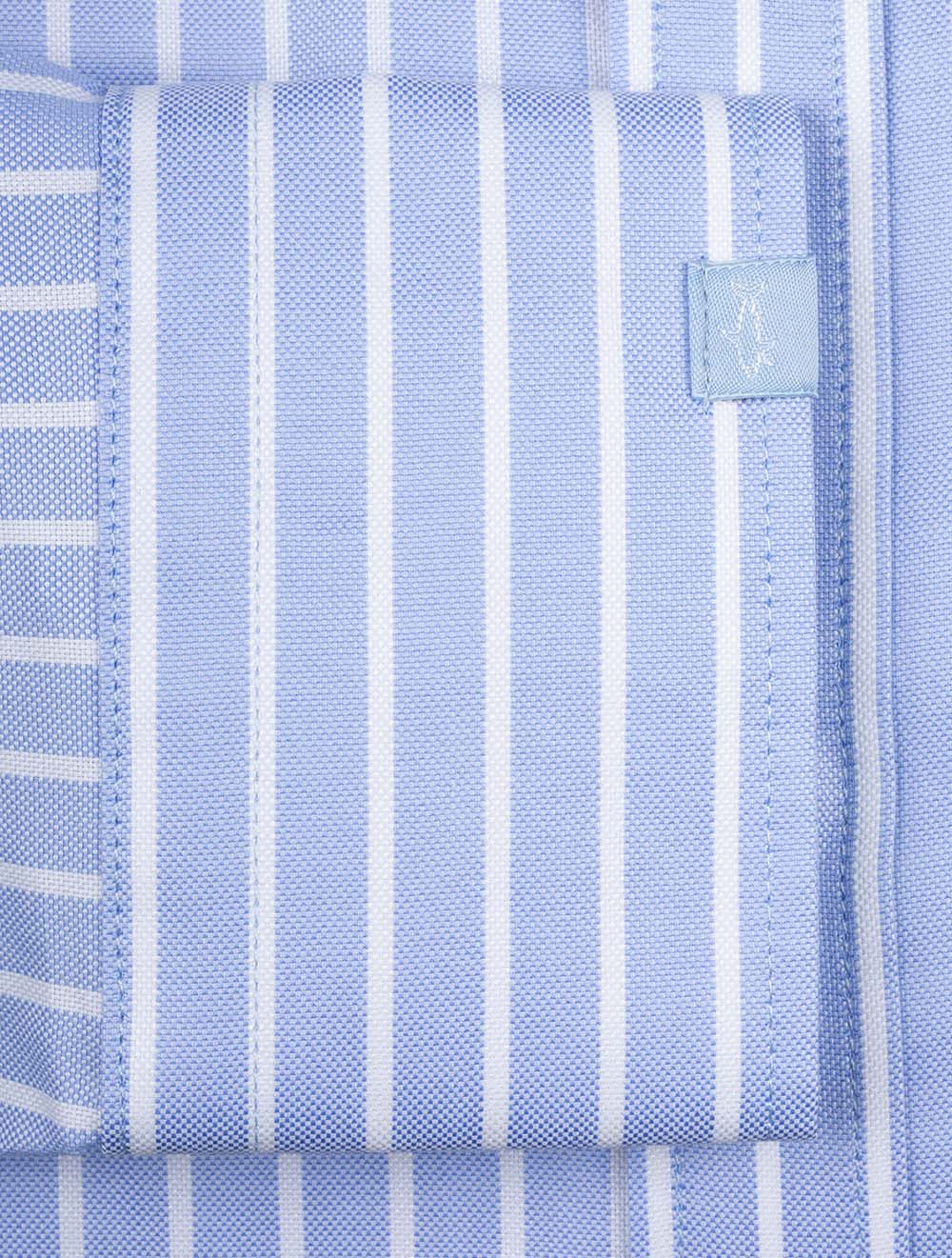 Paul And Shark Cotton Oxford Shirt Blue AI3