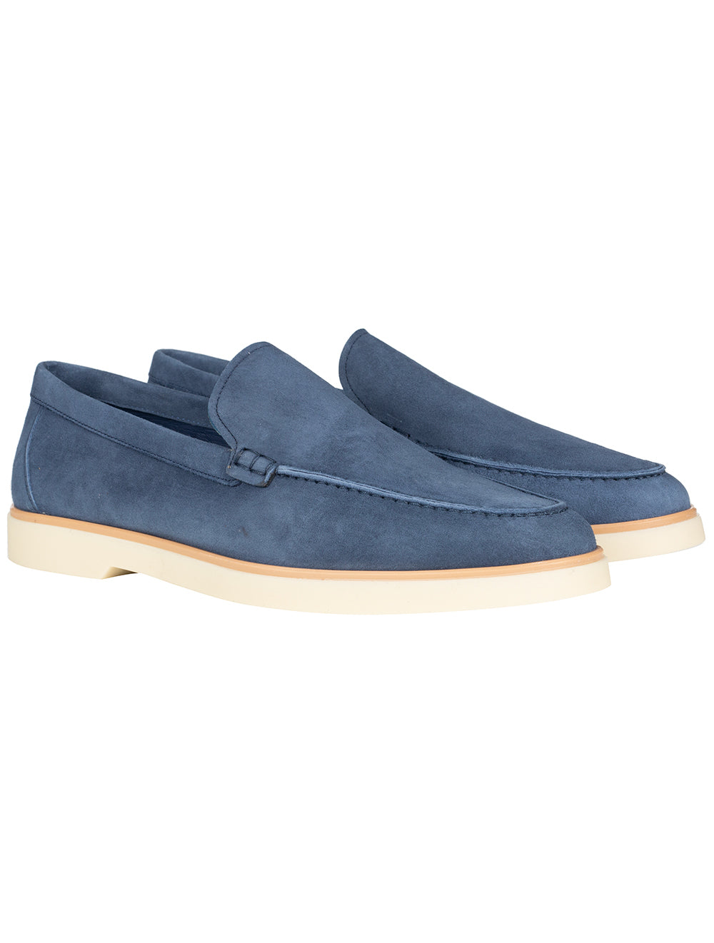 Wildleder-Loafer Blau