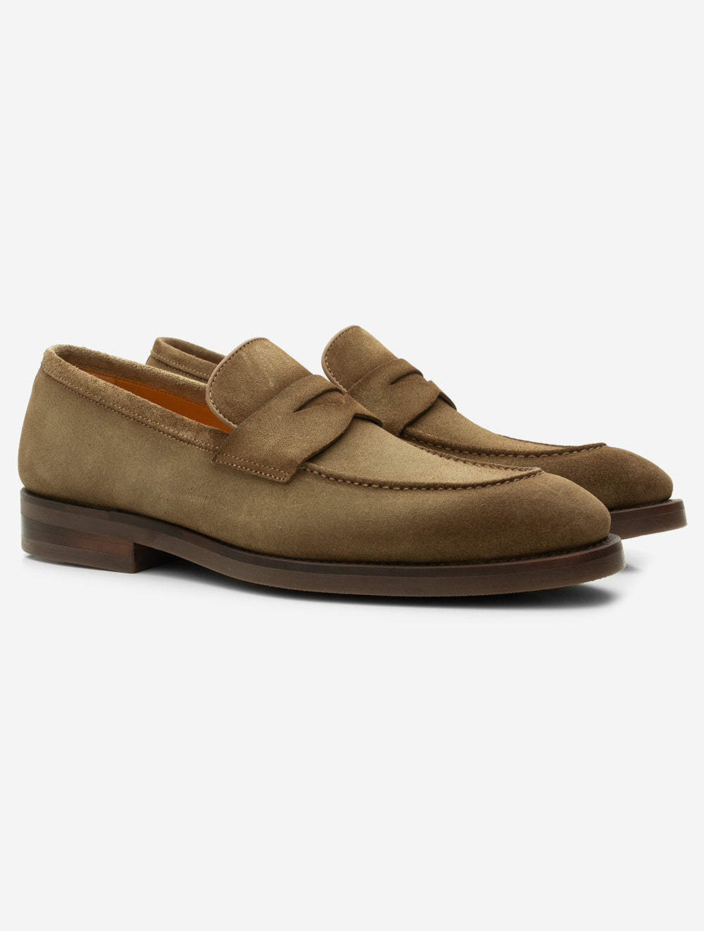 Suede Loafer Taupe