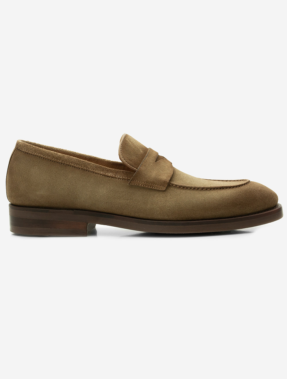 Suede Loafer Taupe