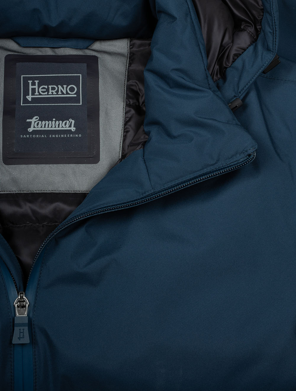 Herno Gortex Laminar Down Feather Coat Blue AI3