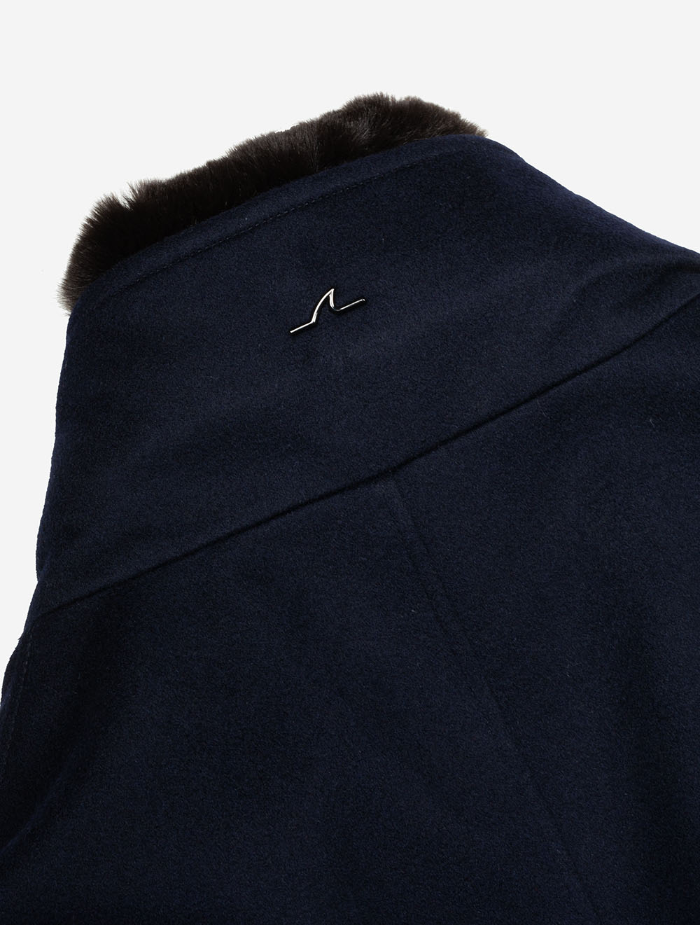 Paul And Shark Cashmere Loropiana Strom System Coat Navy AI7