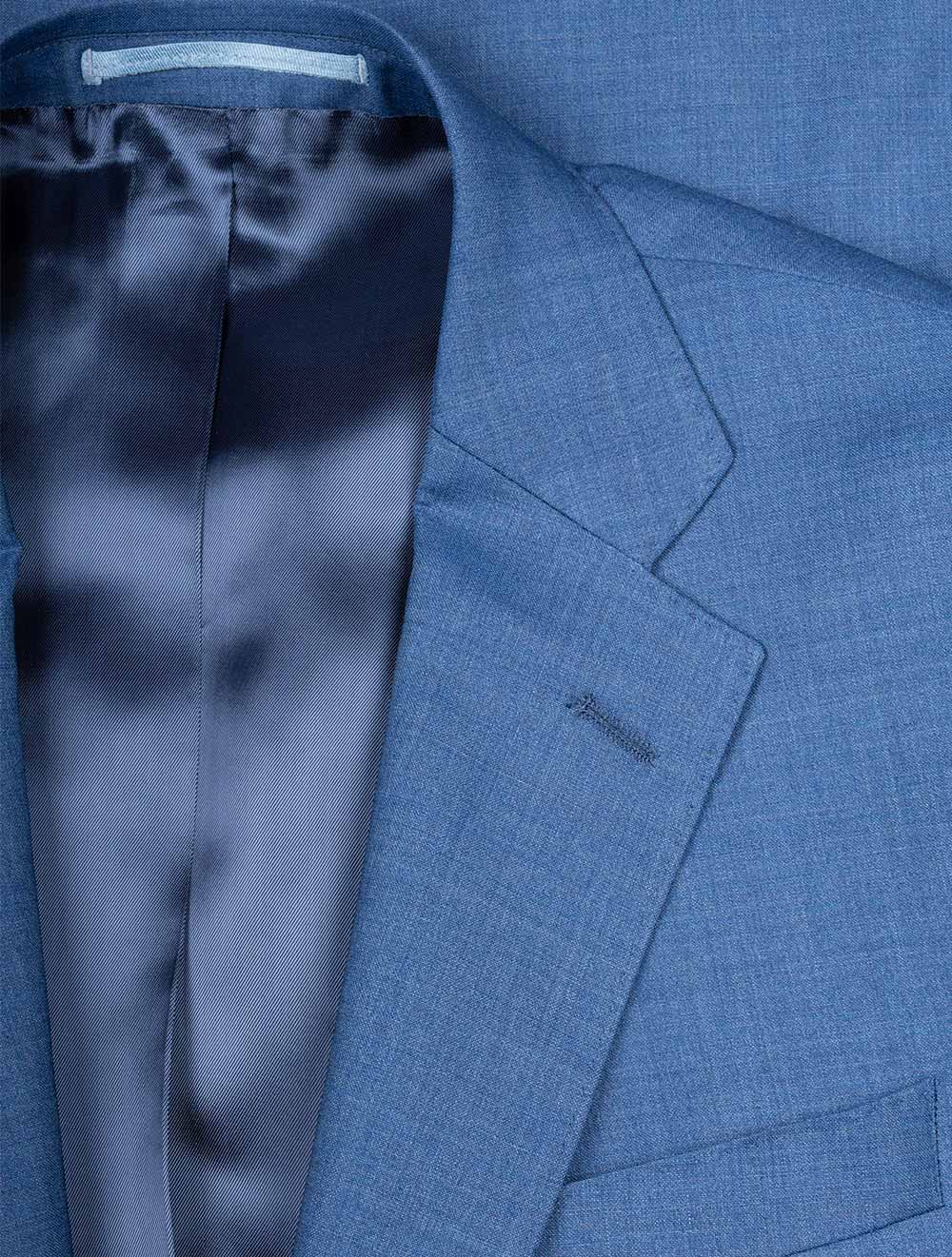 Plain 3 Piece Suit Blue