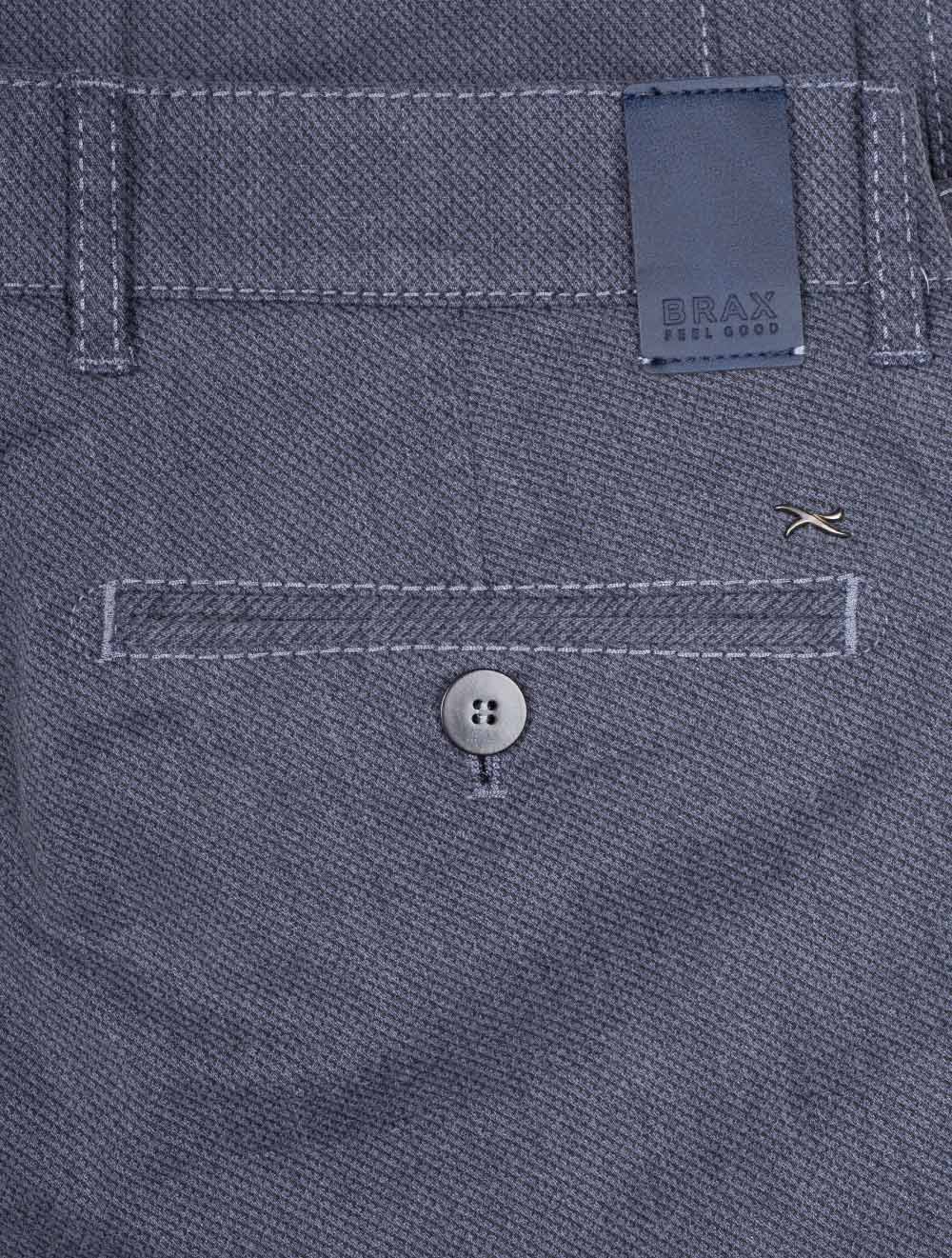 Brax Blue Everest Textured Chino AI3