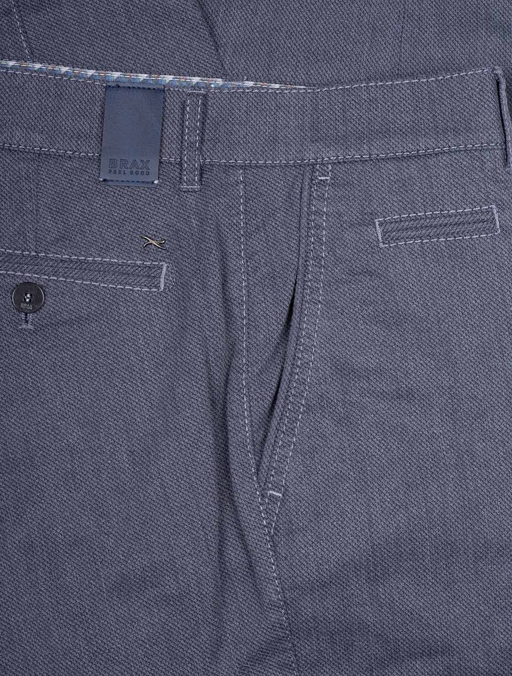 Brax Blue Everest Textured Chino AI4