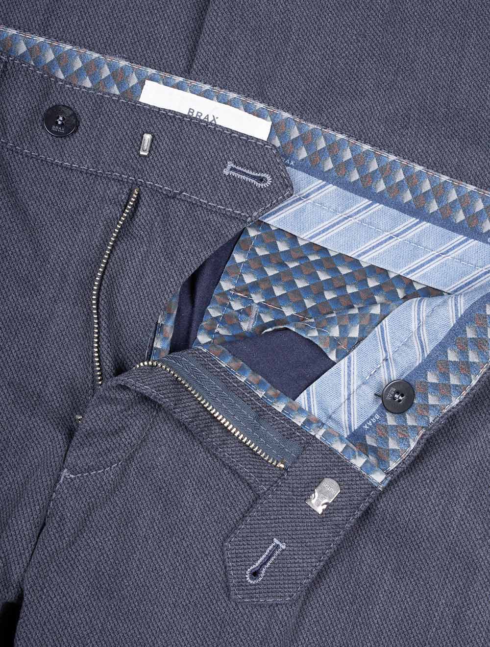 Brax Blue Everest Textured Chino AI5