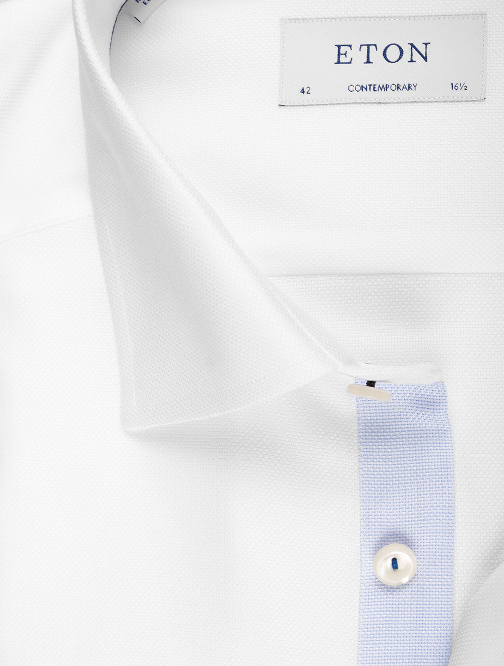 Eton Contemporary Oxford Formal Shirt White AI1