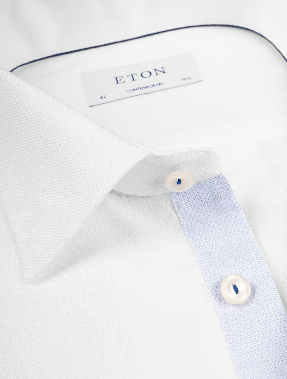 Eton Contemporary Oxford Formal Shirt White AI2