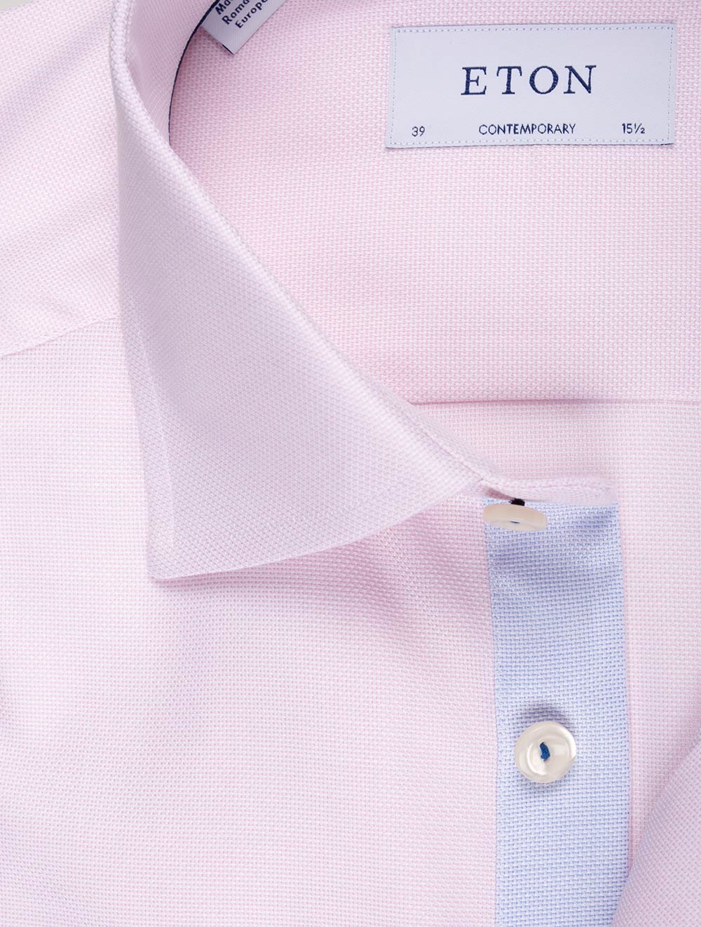 Eton Pink Oxford Formal Contemporary Shirt AI1