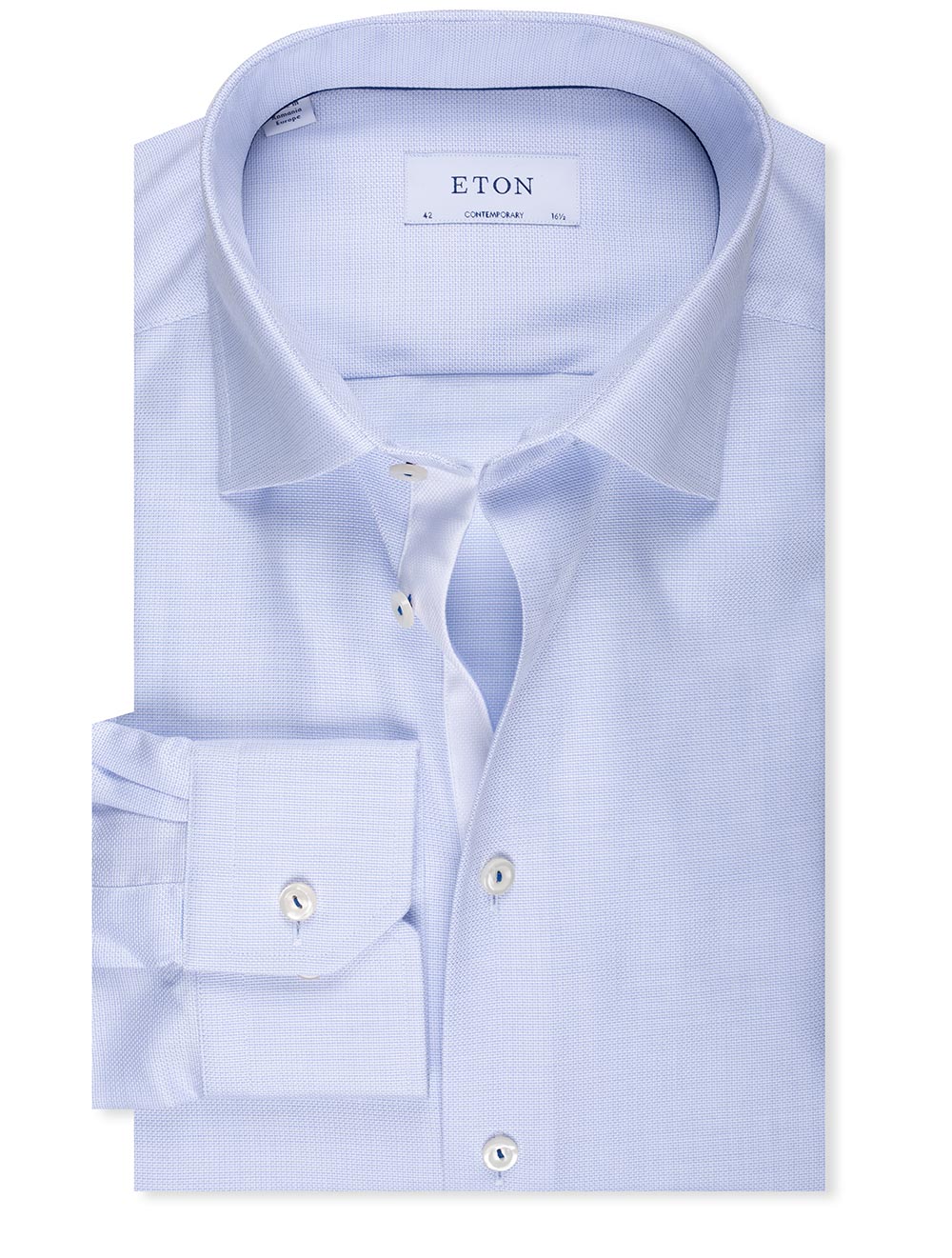 Eton Blue Oxford Formal Contemporary Shirt MI