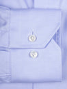 Louis Copeland Classic Fit Single Cuff Twill Shirt Blue AI3