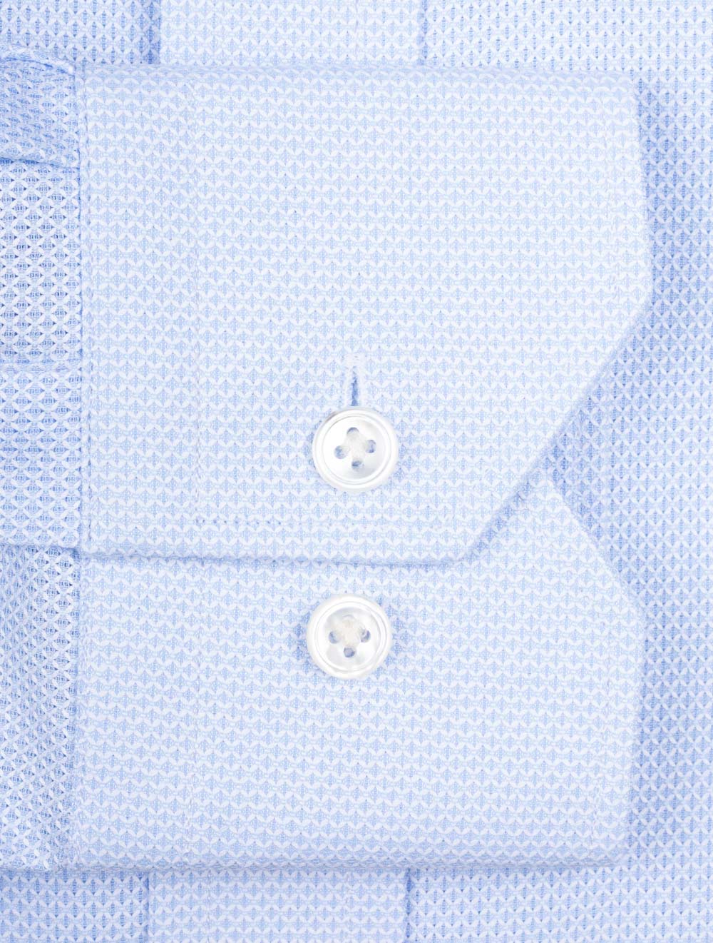 Louis Copeland Cotton Stretch Shirt Blue