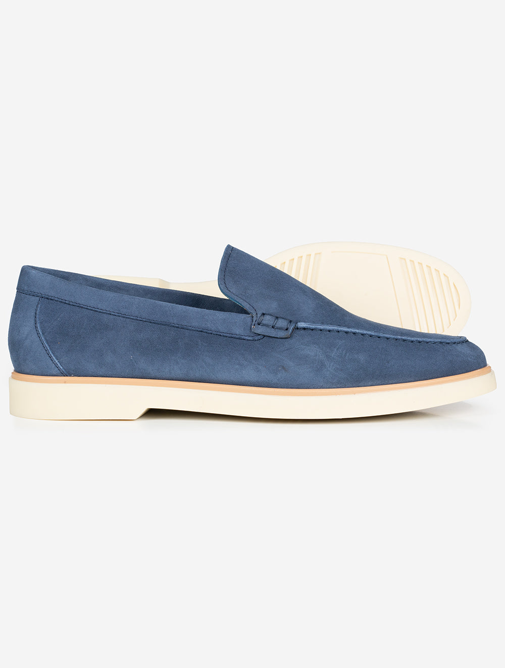 Wildleder-Loafer Blau