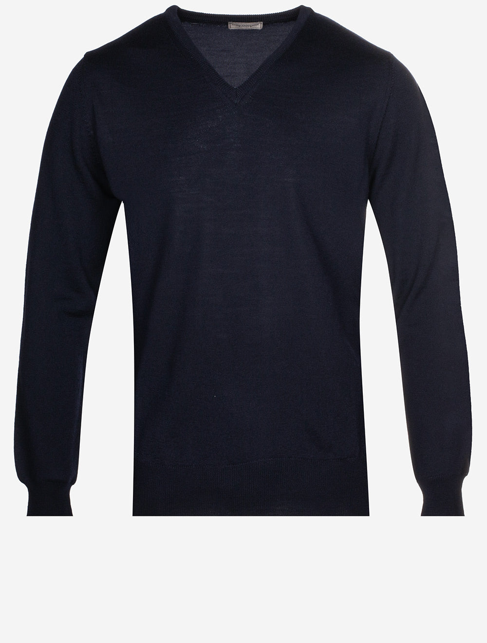 Merino V Neck Navy