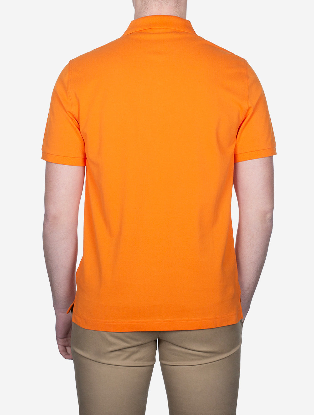 Gant Regular Shield Short Sleeve Pique Polo Burnt Orange AI2