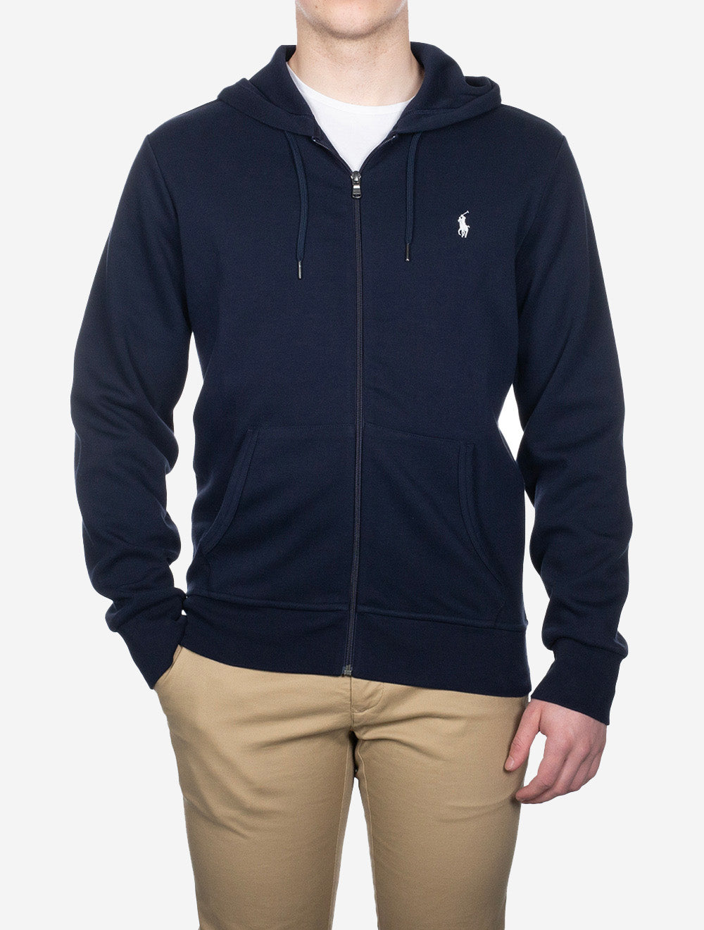 Ralph Lauren Full Zip Hoodie Navy AI1