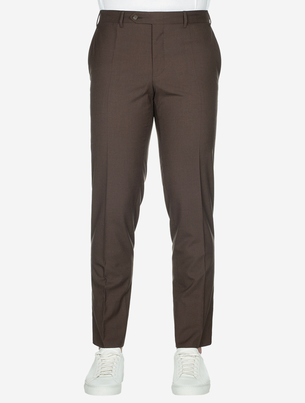 Canali Wool Trousers Brown AI1