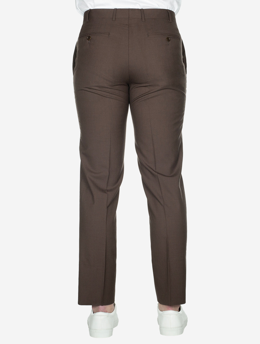 Canali Wool Trousers Brown AI2