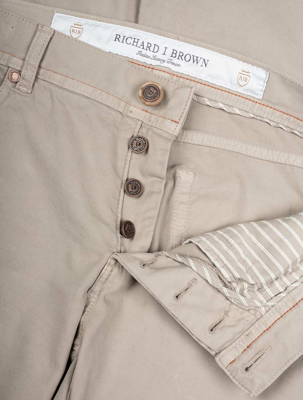 Richard J Brown Luxury Denim Cashmere Jean Tan AI3