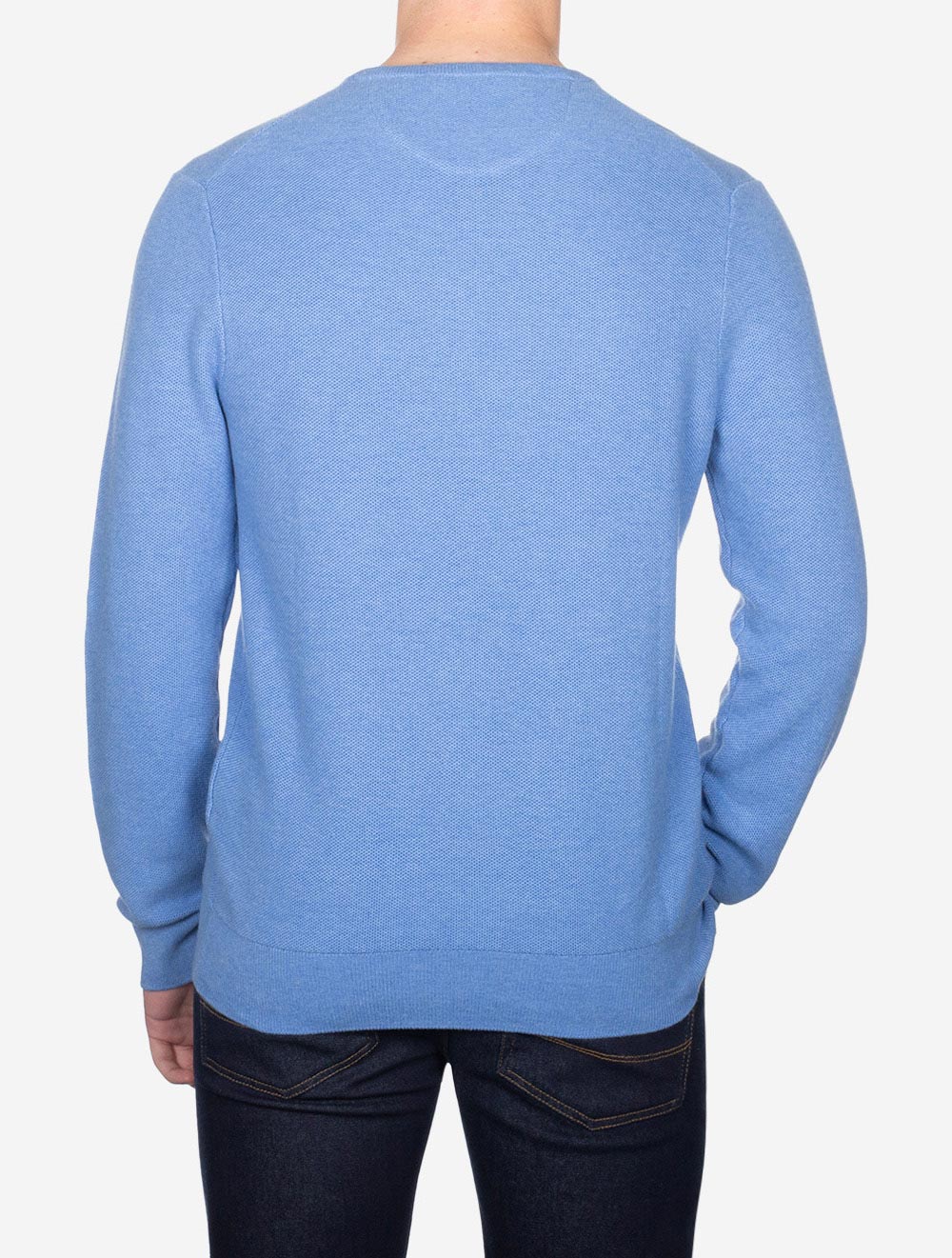 Ralph Lauren Pique Crew Neck Pullover Blue AI2