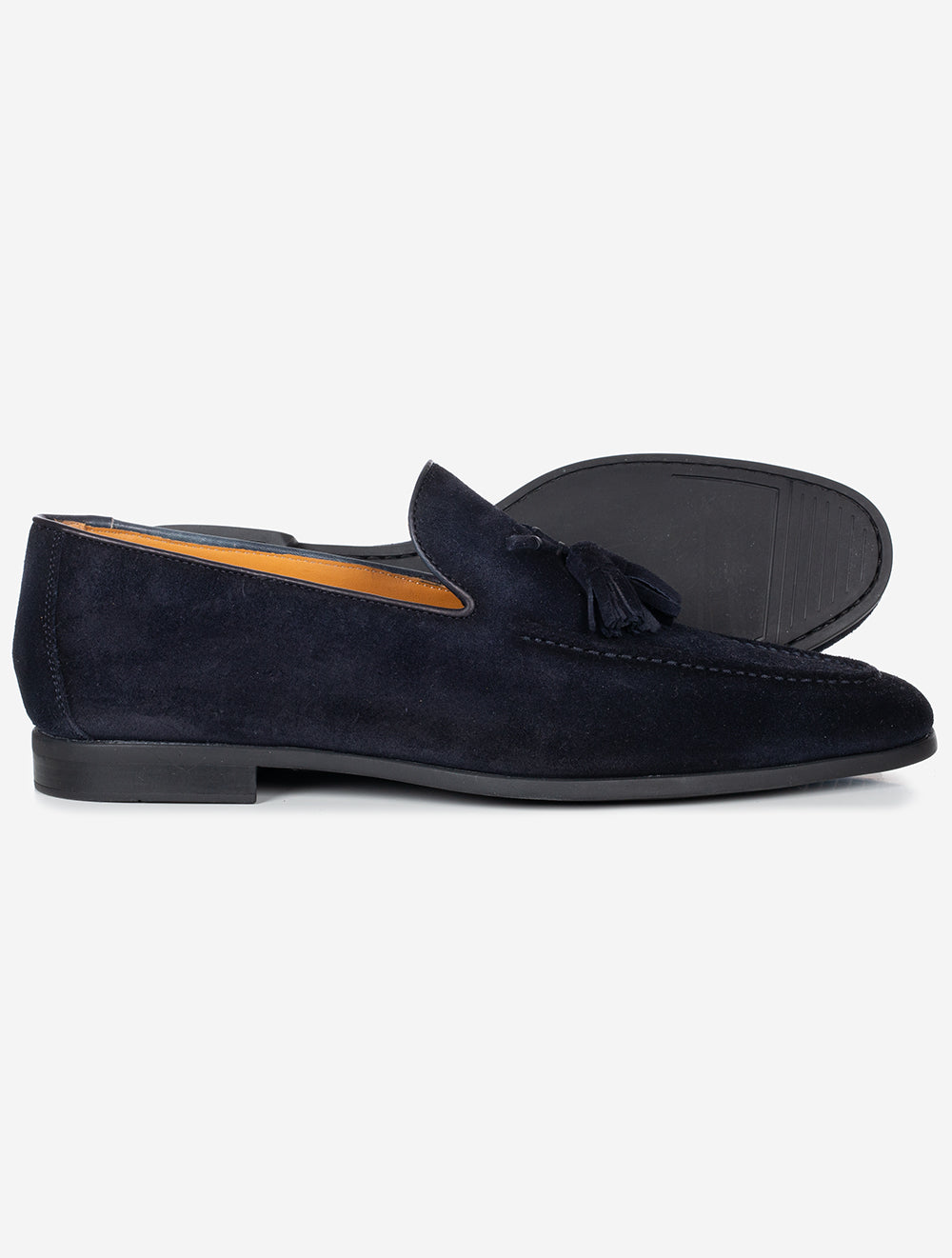 Tassle Penny Loafer Suede Navy