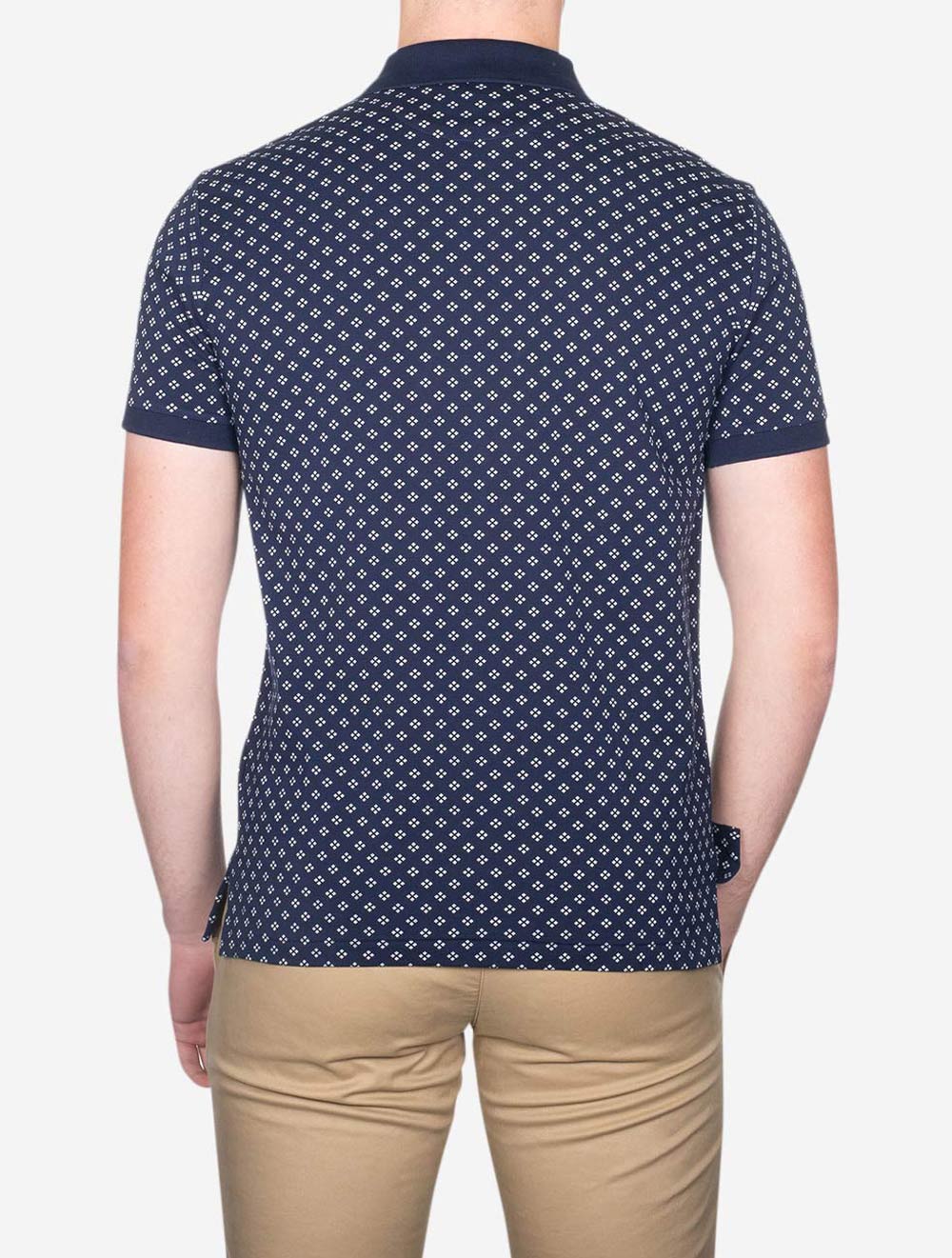 Ralph Lauren Diamond Dots Polo Shirt Cruise Navy AI2