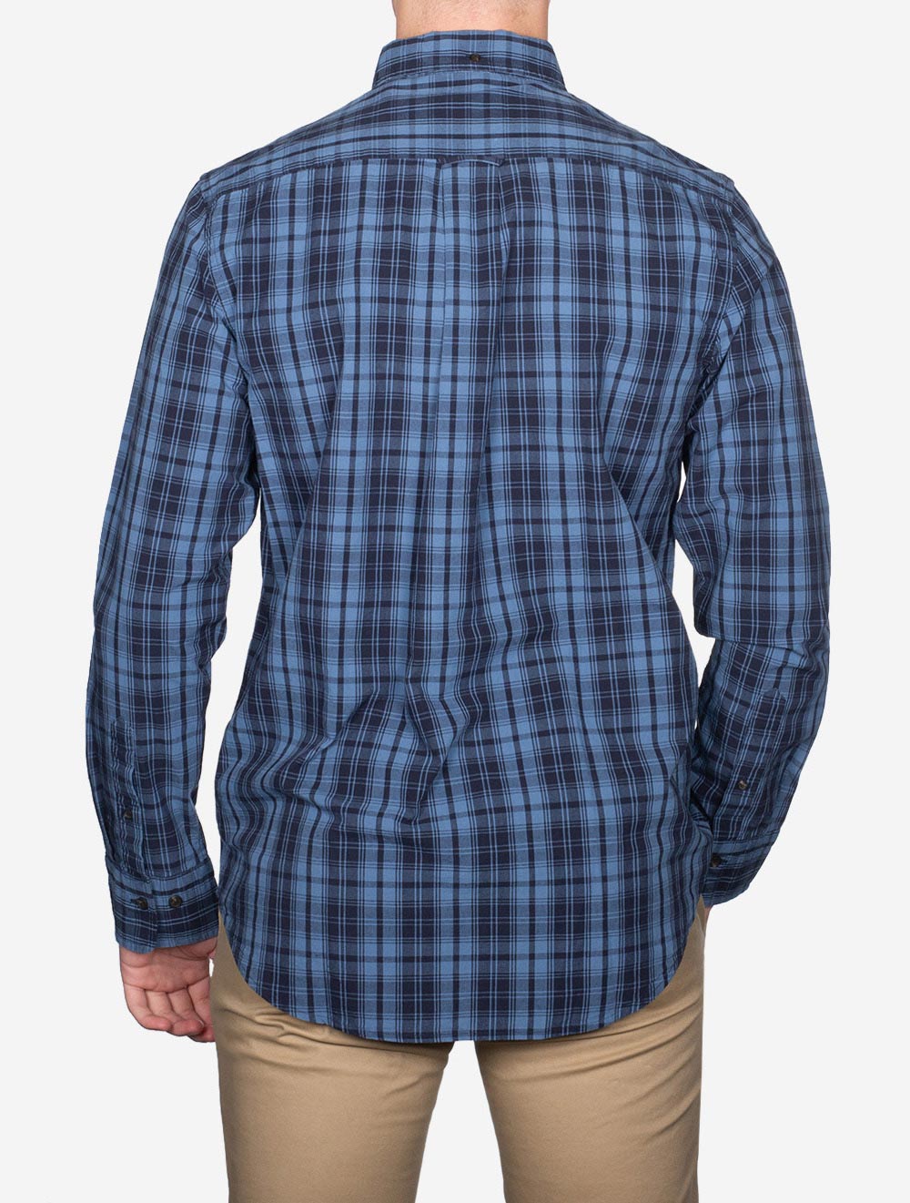 Regular Archive Poplin Plaid Shirt Salty Sea