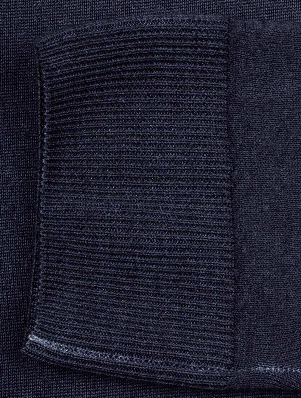 Paul And Shark Summer Wool Crew Neck Navy AI4