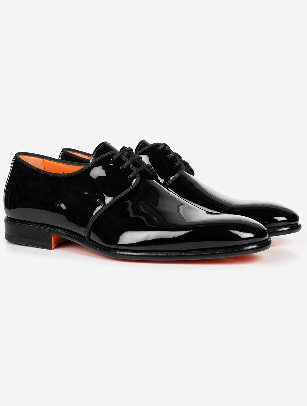 Santoni SANTONI Patent Leather Shoe Black MI