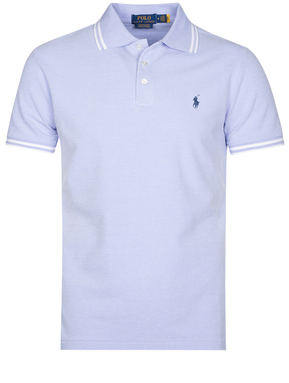 Ralph Lauren Oxford Pique Polo Blue MI