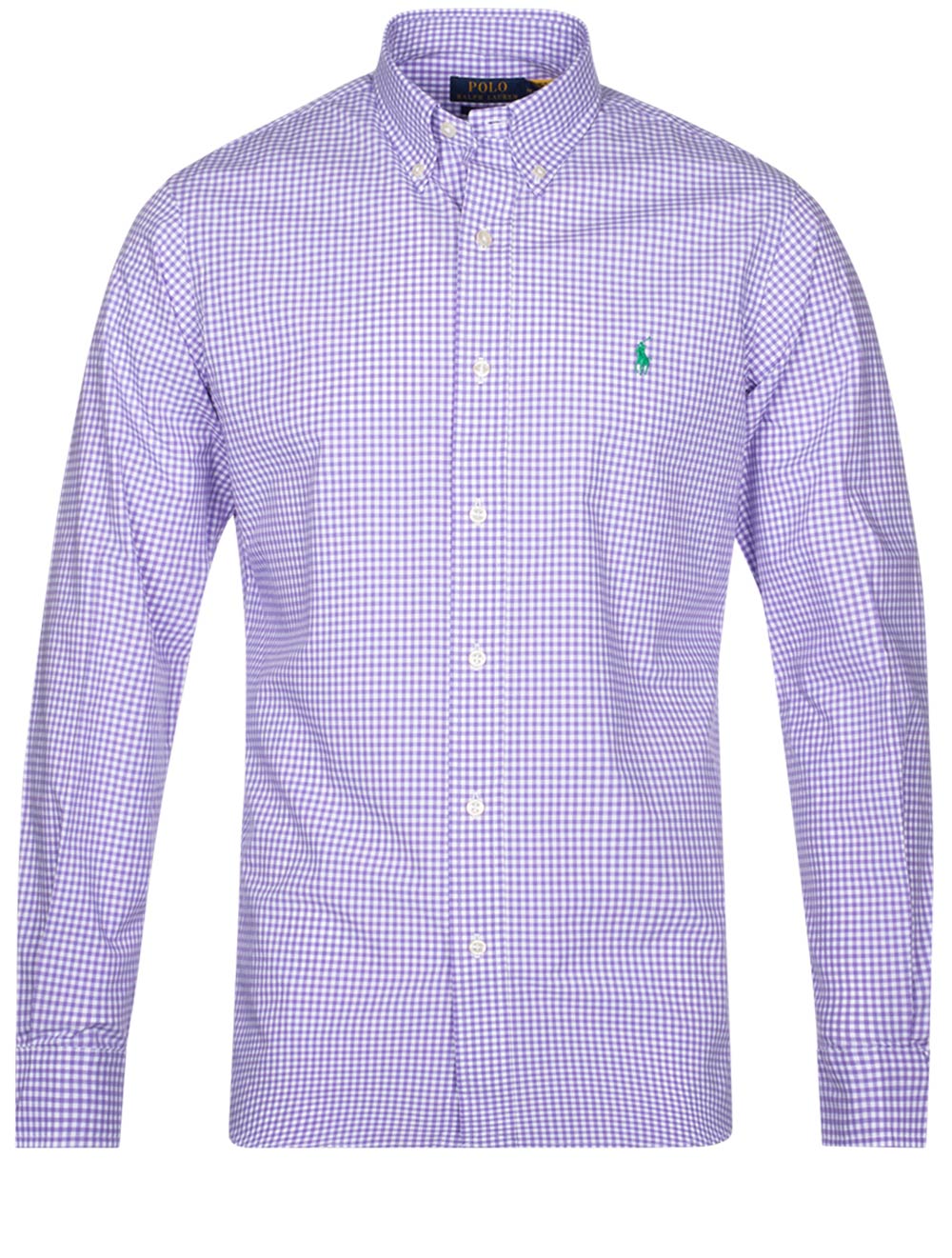 Ralph Lauren Poplin Long Sleeve Sport Shirt Lavender MI