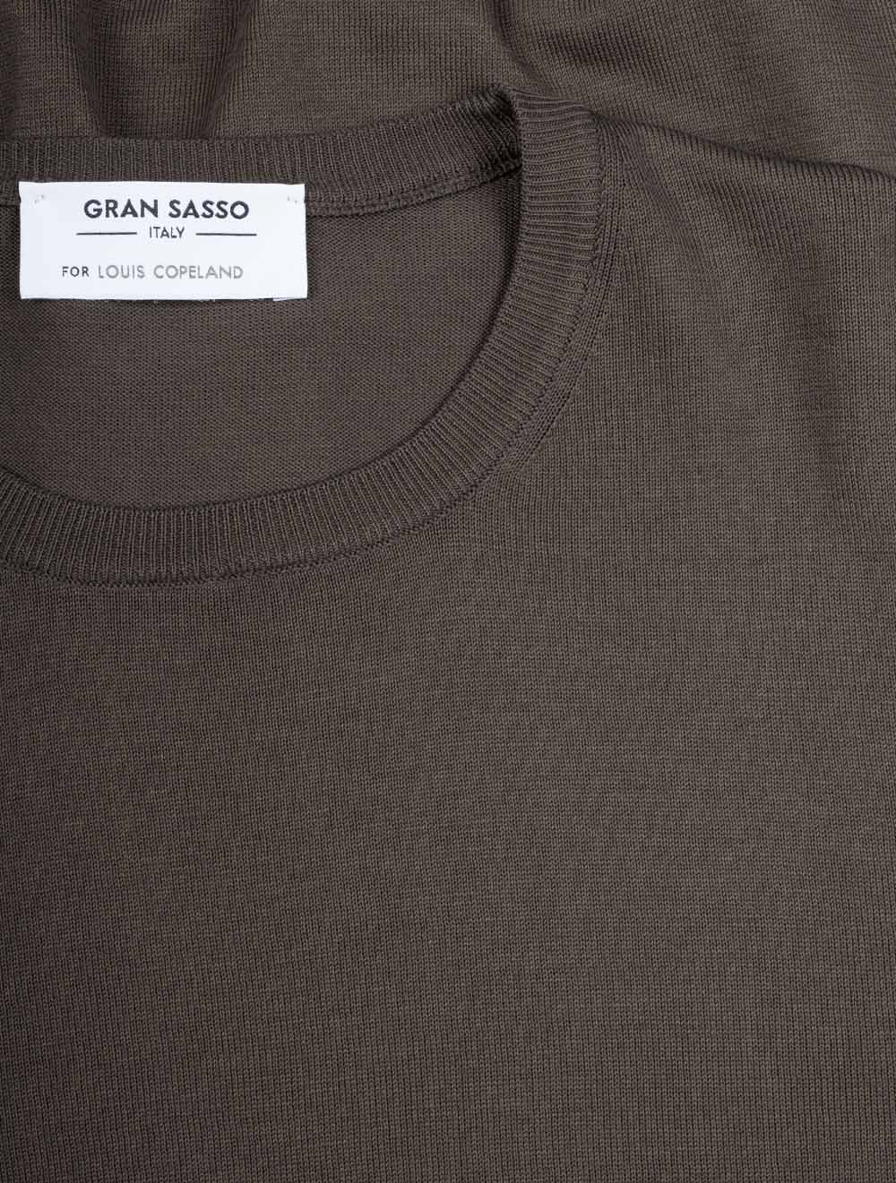 Gran Sasso Crew Knitwear Brown AI3