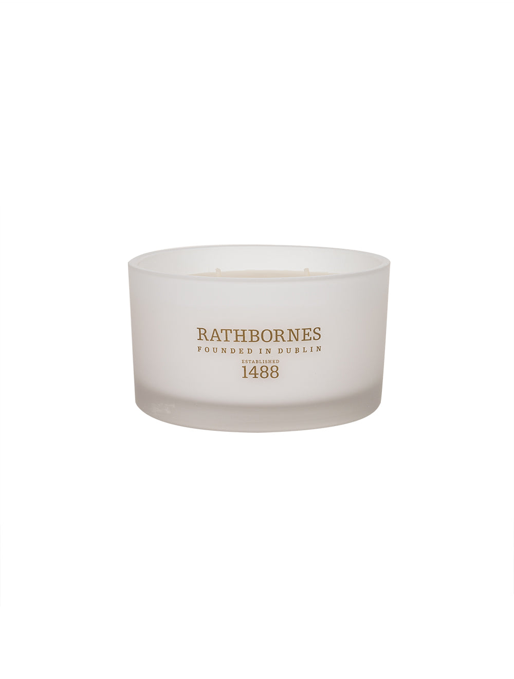 RATHBORNES Dublin Luxuskerze mit Teerose, Oud und Patchouli