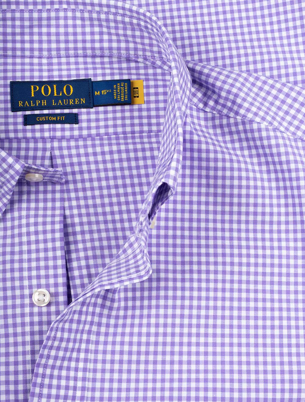 Ralph Lauren Poplin Long Sleeve Sport Shirt Lavender AI1