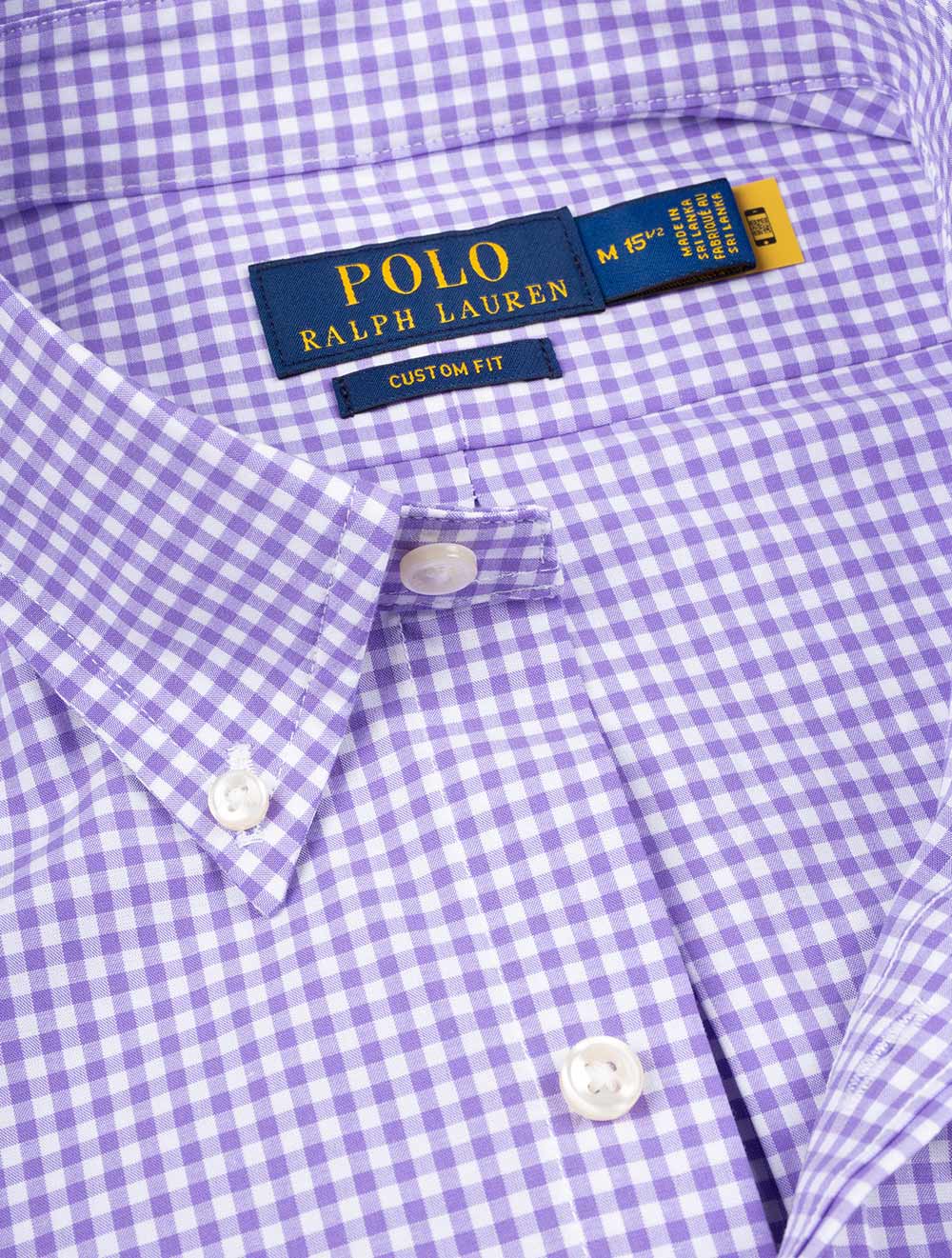 Ralph Lauren Poplin Long Sleeve Sport Shirt Lavender AI3