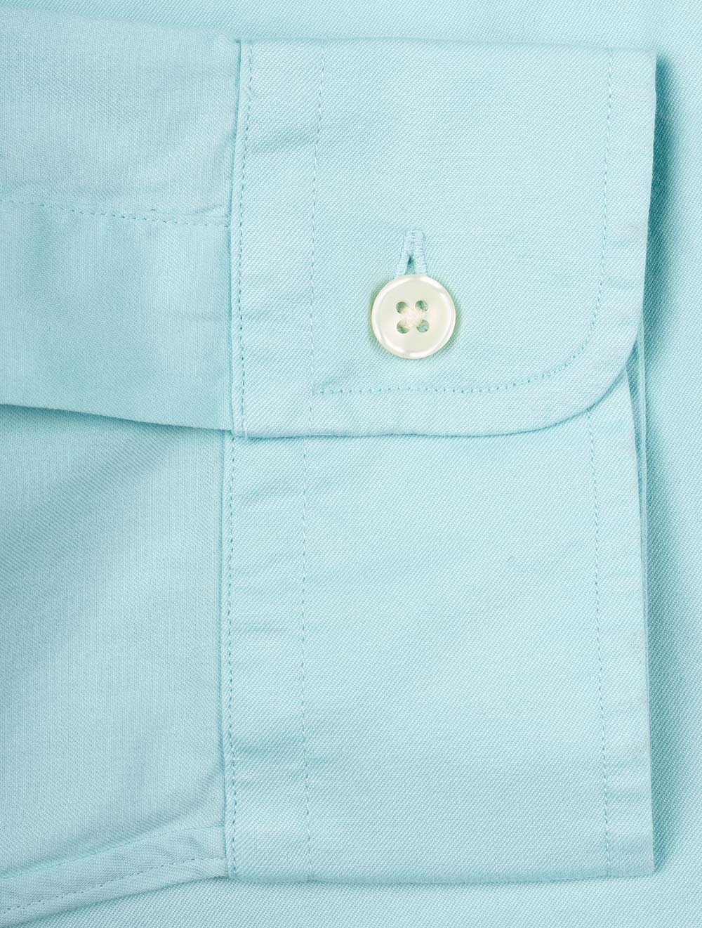 Ralph Lauren Buttondown Long Sleeve Twill Shirt Aqua AI6