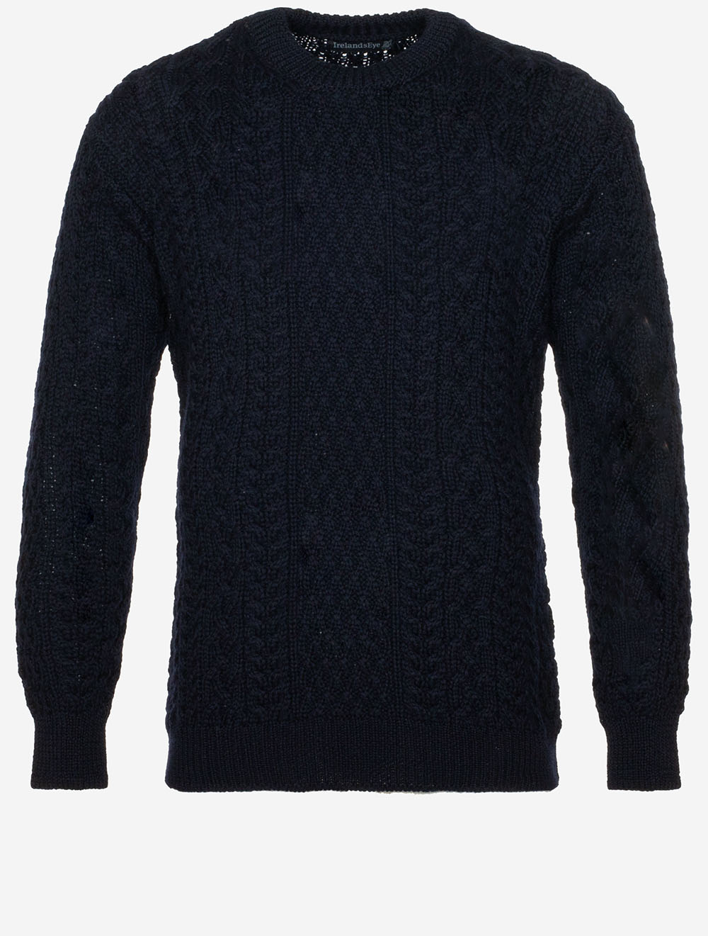 Cuileann Aran Crew Neck Sweater Navy