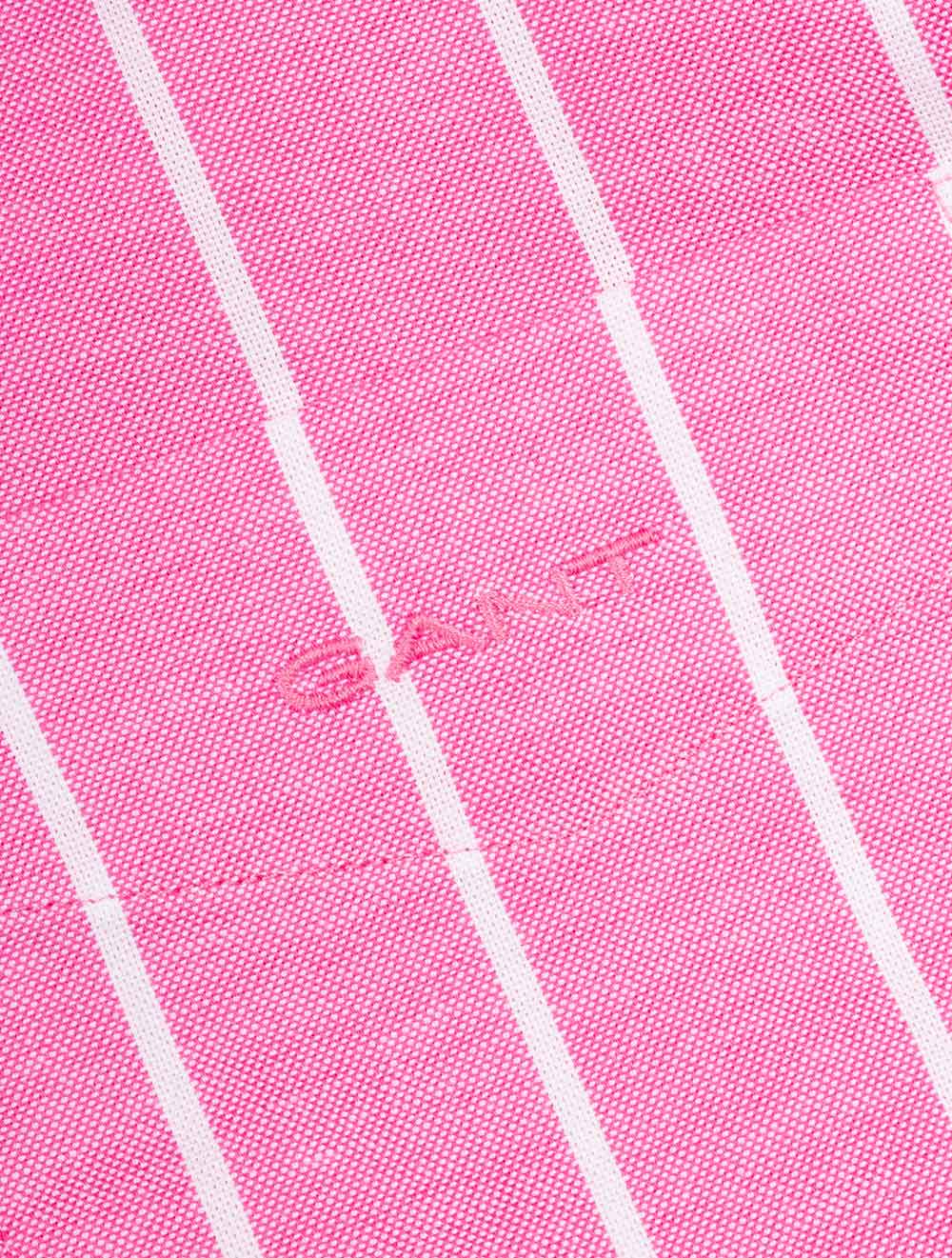 Regular Fit Oxford Stripe Shirt Perky Pink