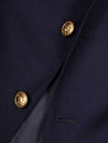 Ralph Lauren Doeskin Two Button Blazer Cruise Navy AI4