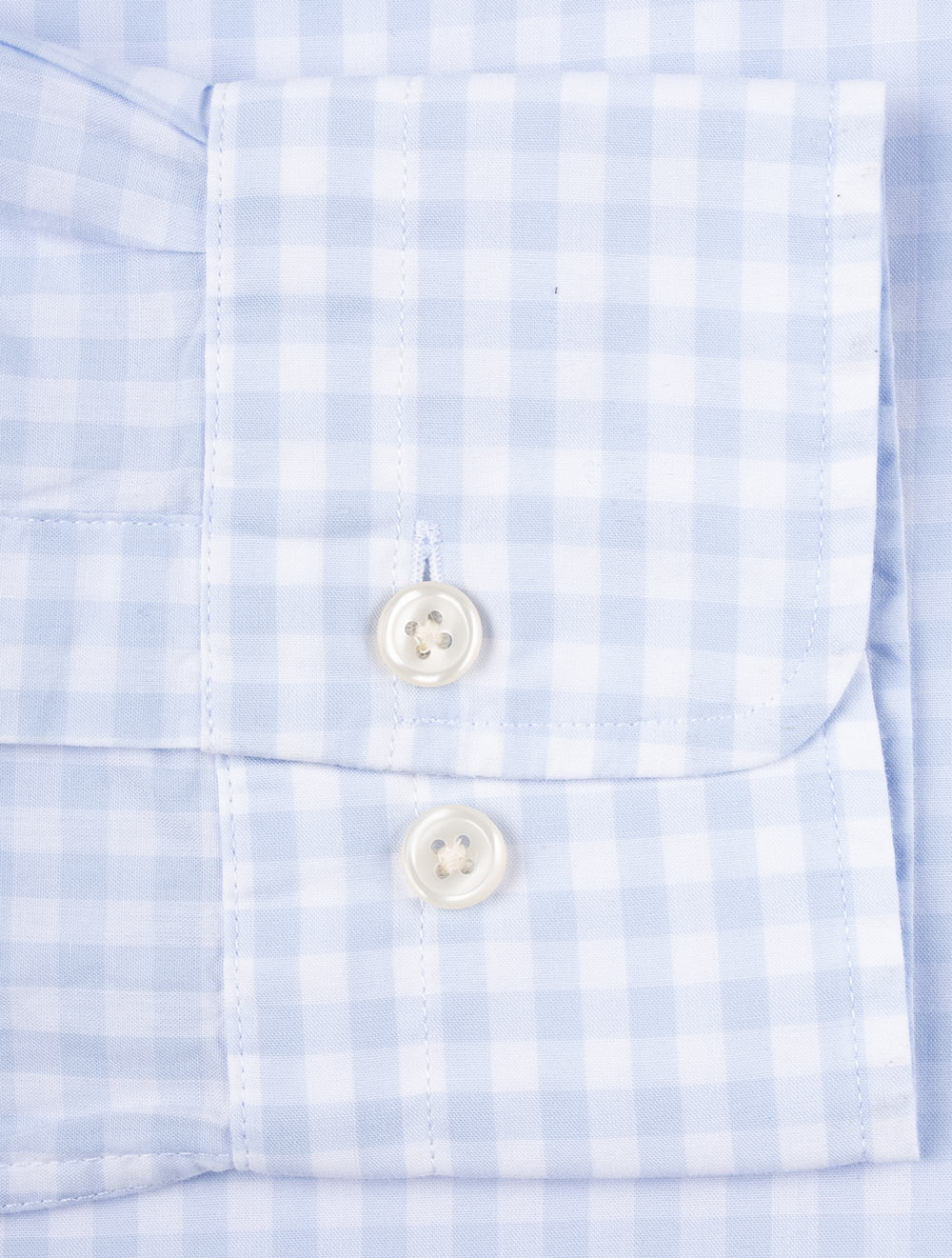 Gant Regular Fit Poplin Gingham Shirt Light Blue AI6