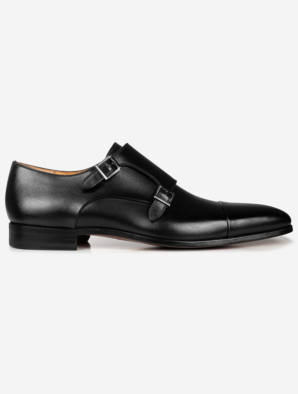 Double Monk Shoe Black