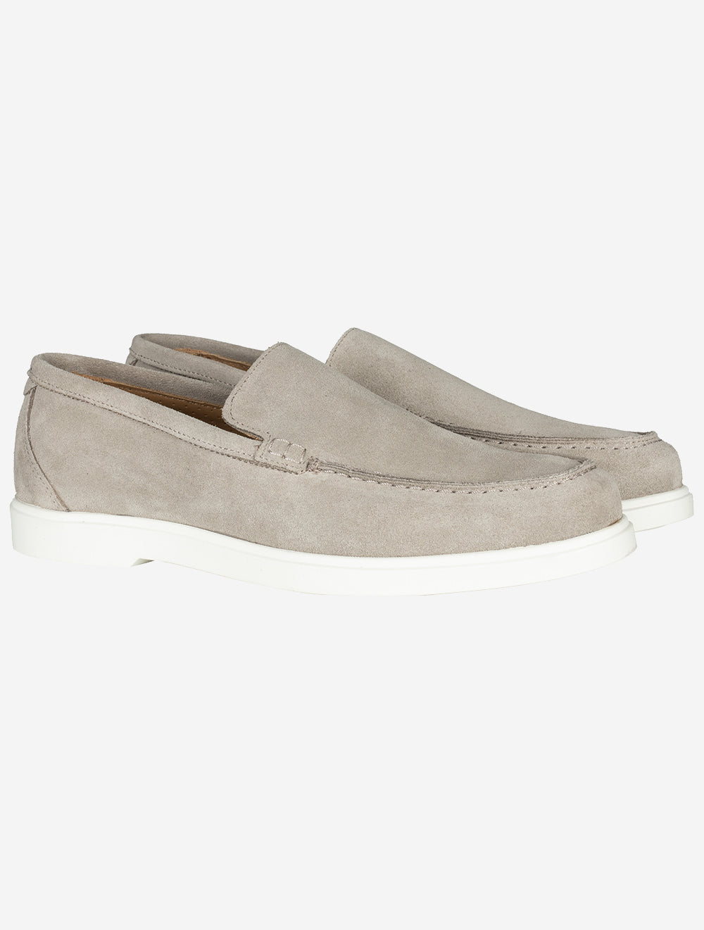 Loafer Livorno aus Wildleder in Stein