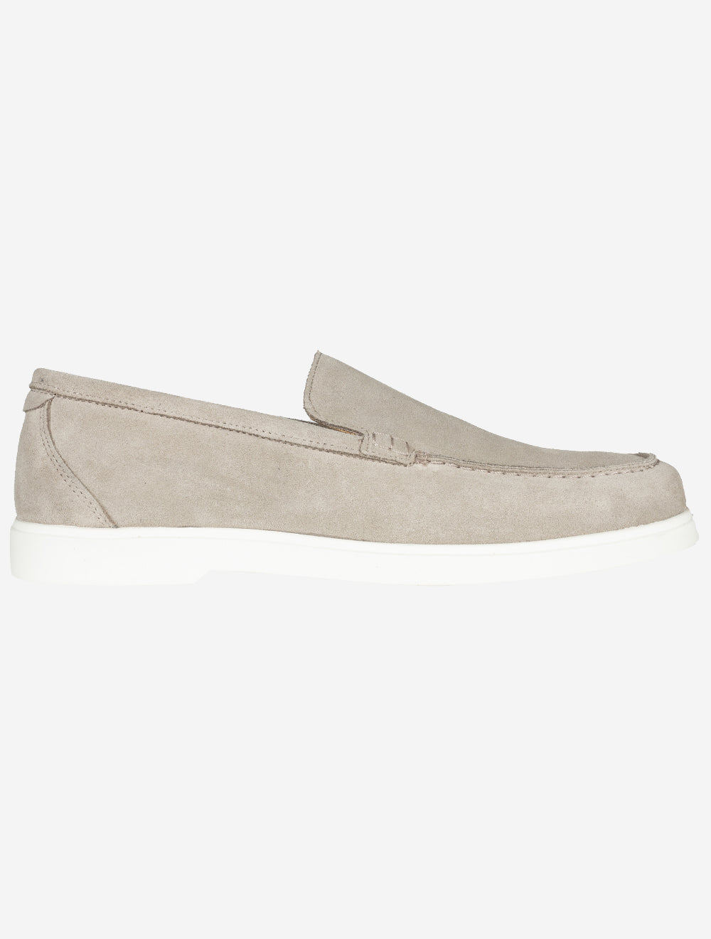 Livorno Suede Loafer Stone