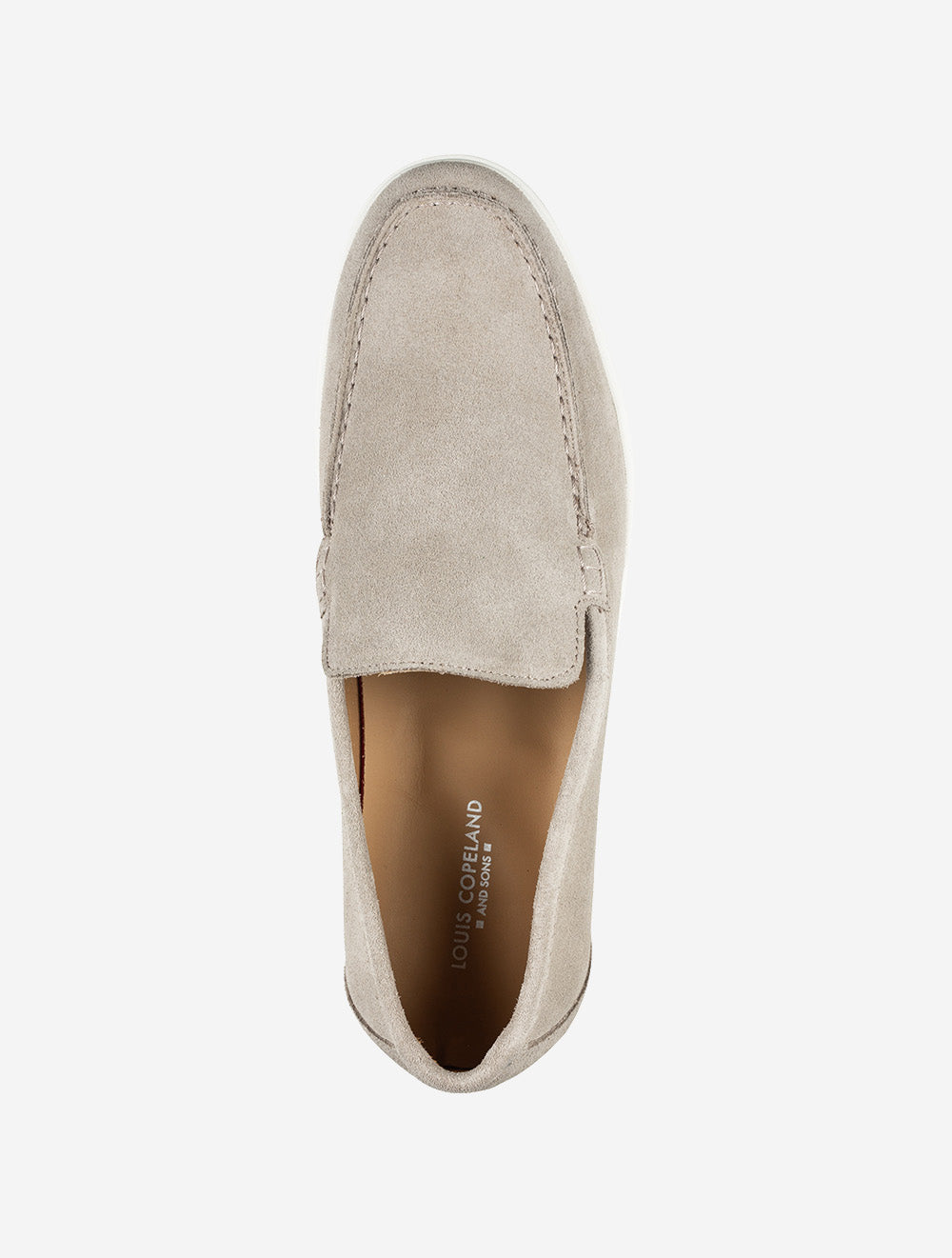 Livorno Suede Loafer Stone