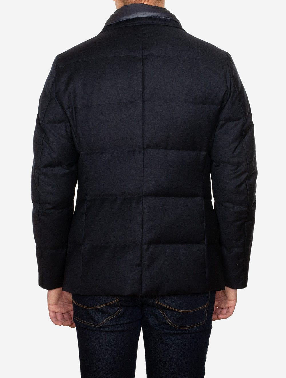 Short Down Jacket Navy