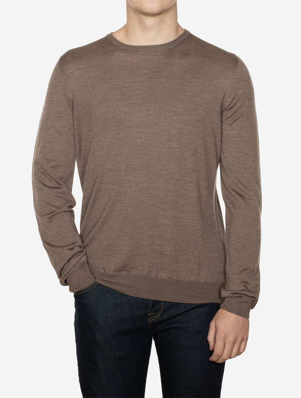 Crew Long Sleeve Taupe